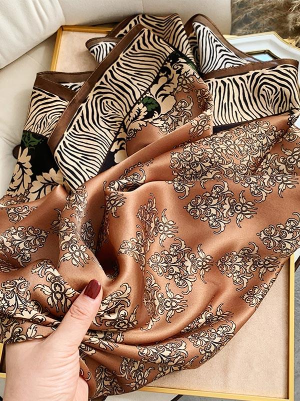 [P074] SilkSilky-FR Pure Soie Scarf 003