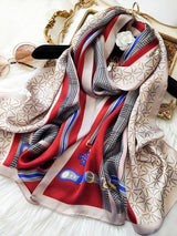 [P090] SilkSilky-FR Pure Soie Scarf 001