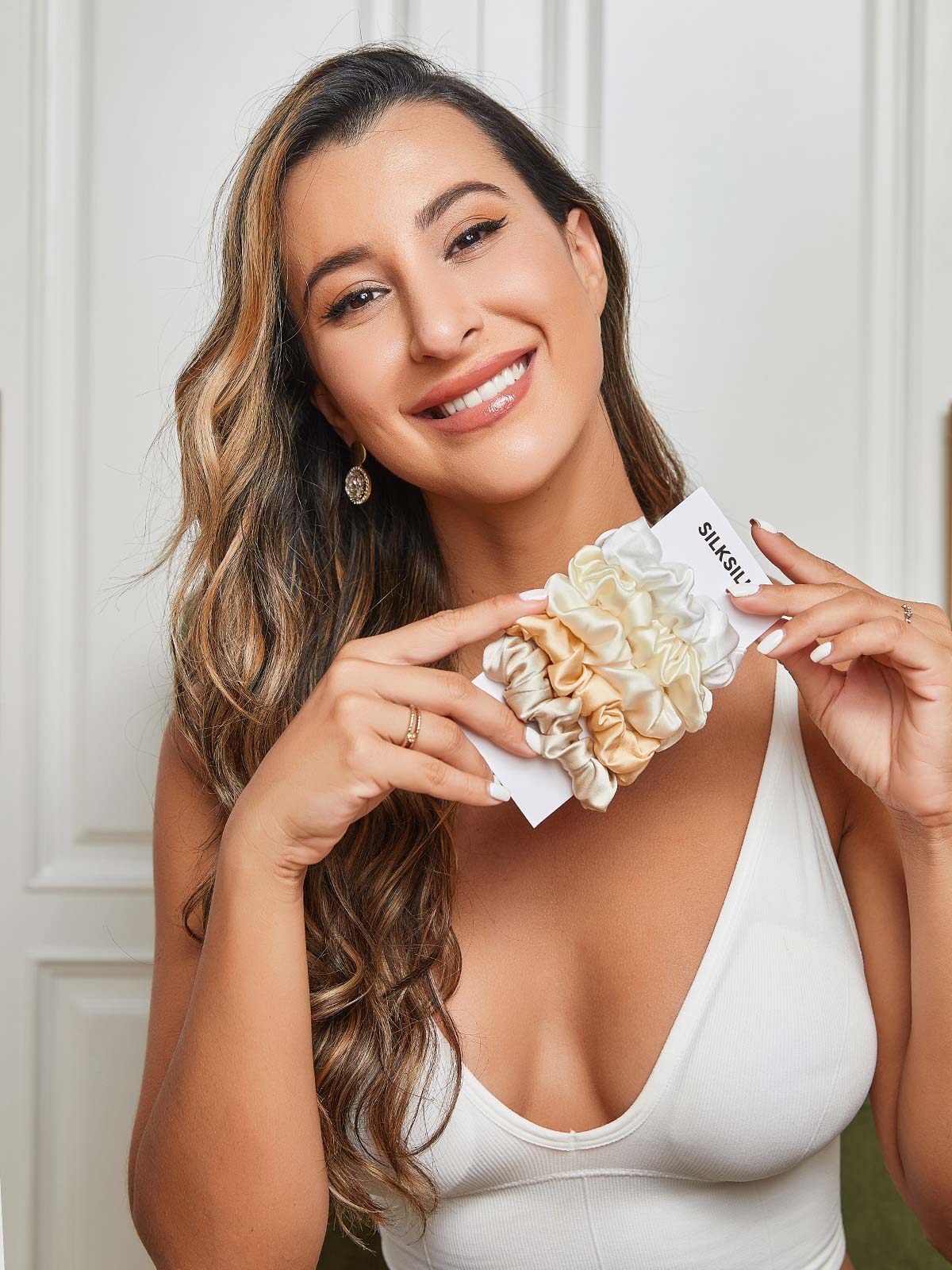 [Group3] SilkSilky-FR 19Momme Scrunchie 004