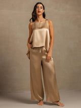 [Champagne] SilkSilky-FR Sleeveless Femme Pyjamas 007