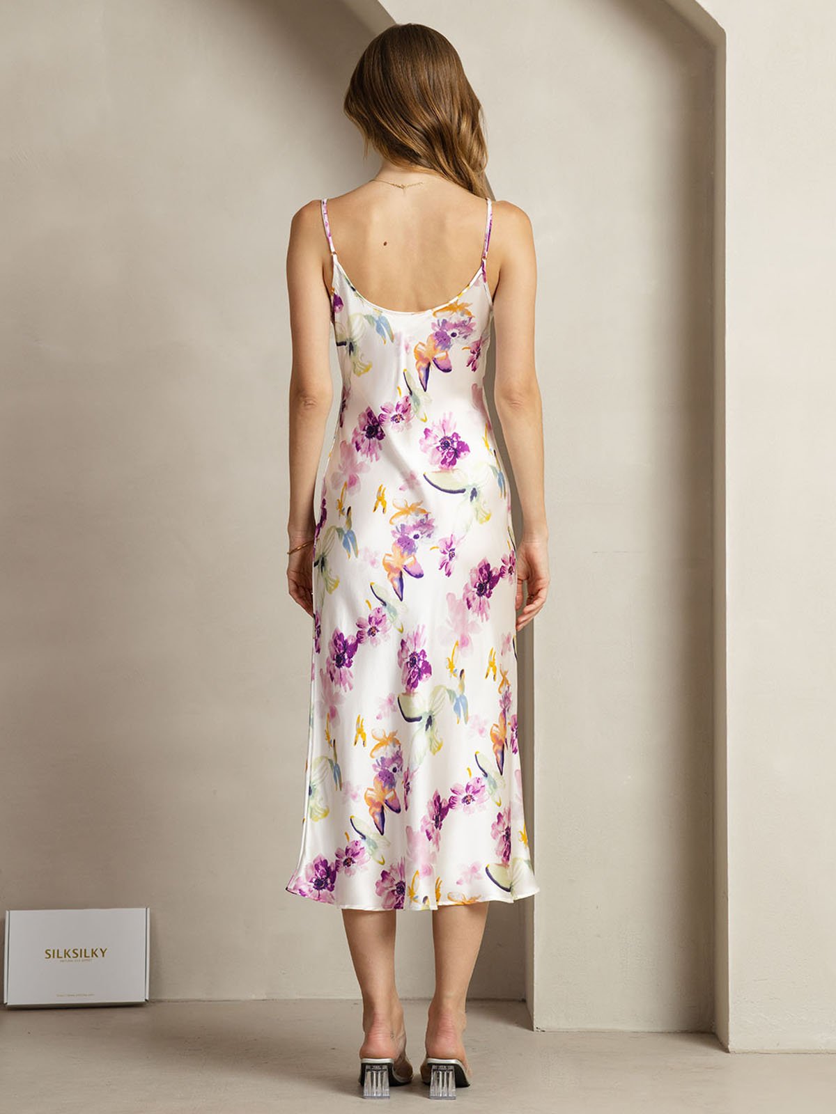 [FleursAquarelle] SilkSilky-FR 19Momme Soie Dress 002