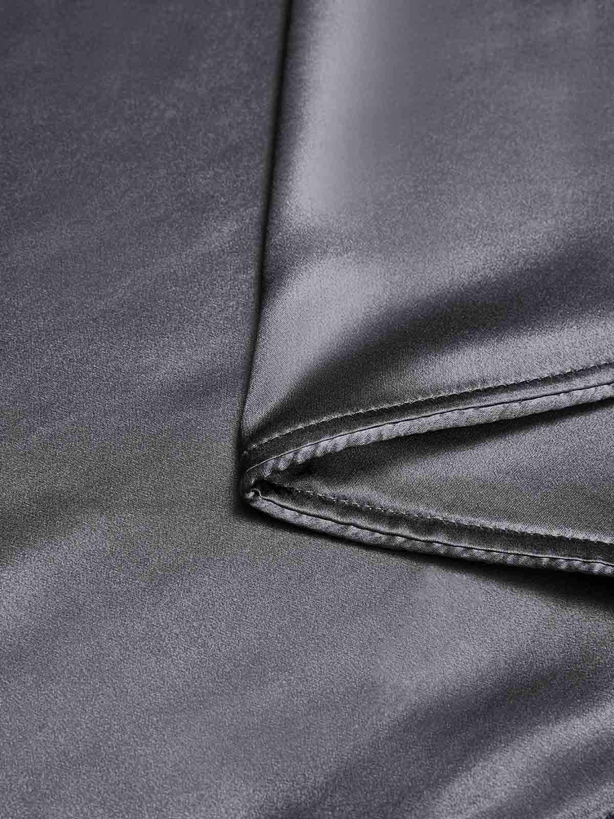 [Gris Foncé] SilkSilky-FR 19Momme Pure Soie Duvet Cover 004