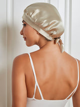 [Beige] SilkSilky-FR Bonnets de Nuit 002