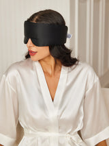 [Noir] SilkSilky-FR Masques pour les Yeux 002