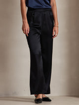 [Noir] SilkSilky-FR 19Momme Femme Pantalons 003