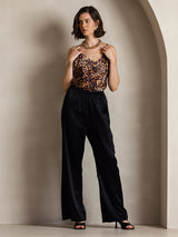 [Noir] SilkSilky-FR Femme Pantalons 003