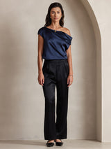 [Noir] SilkSilky-FR Femme Pantalons 003