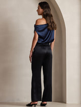 [Noir] SilkSilky-FR Femme Pantalons 002
