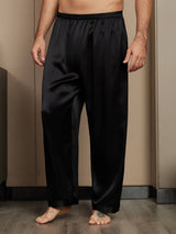 [Noir] SilkSilky-FR Mens Sleep Bottoms 001