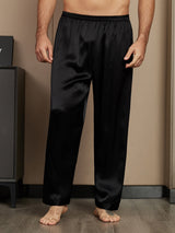 [Noir] SilkSilky-FR Mens Sleep Bottoms 003