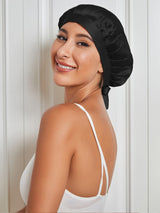 [Noir] SilkSilky-FR Bonnets de Nuit 002