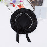 [Noir] SilkSilky-FR Bonnets de Nuit 004