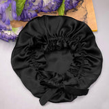[Noir] SilkSilky-FR Bonnets de Nuit 006