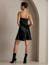 [Noir] SilkSilky-FR Fines Brides Col V Robes 002