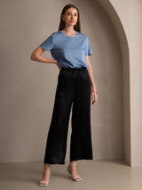 [Noir] SilkSilky-FR Femme Pantalons 003