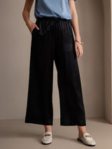 [Noir] SilkSilky-FR Femme Pantalons 001