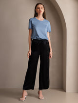 [Noir] SilkSilky-FR Femme Pantalons 004