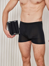 [Noir] SilkSilky-FR Homme Sous-vêtements 001