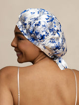 [Porcelaine Bleu Et Blanc] SilkSilky-FR Bonnets de Nuit 004