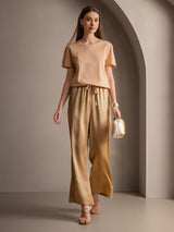[Champagne] SilkSilky-FR Femme Pantalons 004
