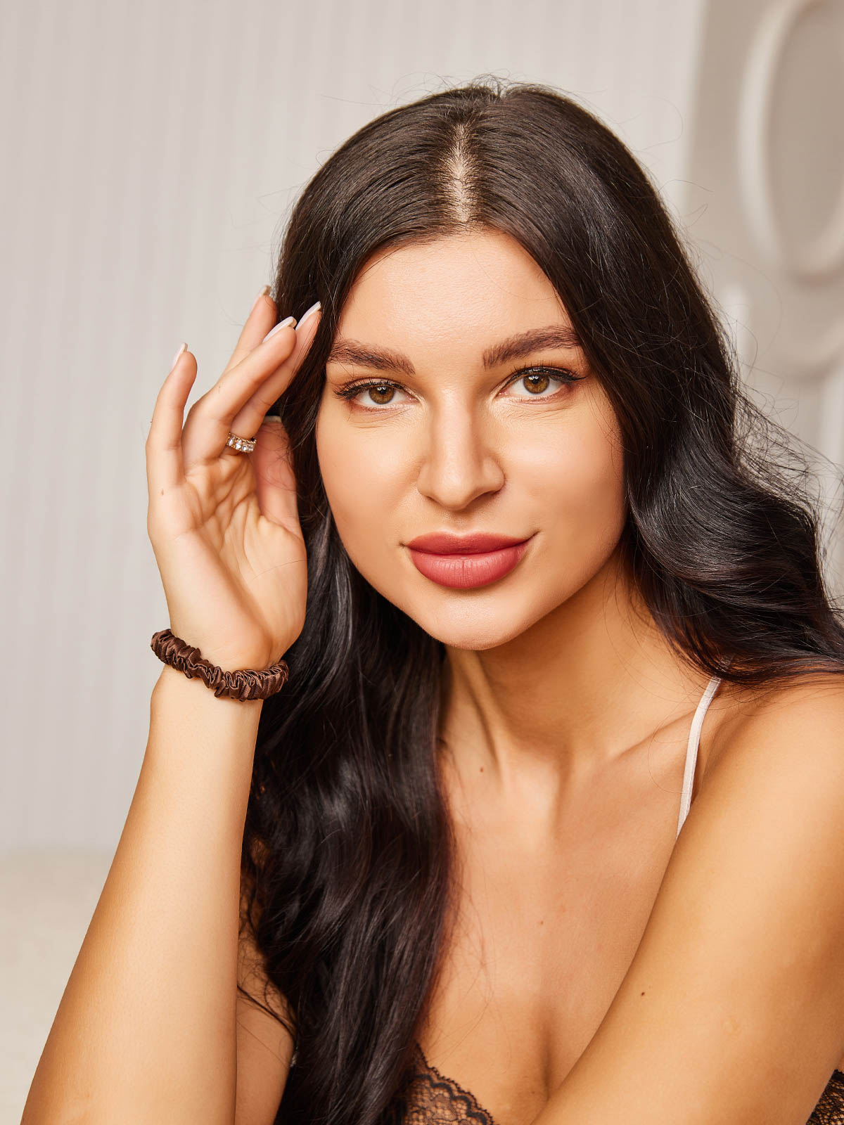 [Café] SilkSilky-FR 19Momme Scrunchie 002