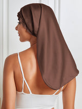 [Café] SilkSilky-FR Pure Soie Sleep Cap 006