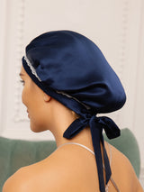 [Bleu Foncé] SilkSilky-FR Bonnets de Nuit 002