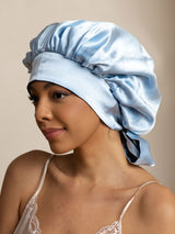 [Bleu Foncé] SilkSilky-FR Bonnets de Nuit 002