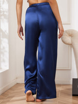 [Bleu Foncé] SilkSilky-FR Femme Pantalons 002
