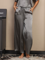 [Gris Foncé] SilkSilky-FR Femme Pantalons 002