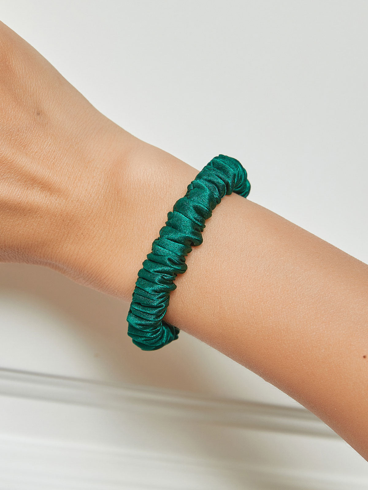 [Vert Foncé] SilkSilky-FR 19Momme Scrunchie 001