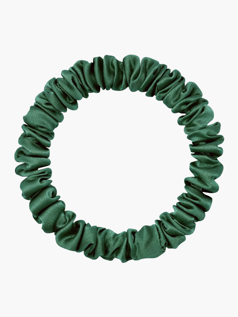 [Vert Foncé] SilkSilky-FR 19Momme Scrunchie 004