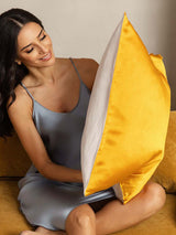 [Gold+BeigeClair] SilkSilky-FR 22Momme Pure Soie Pillowcase 002