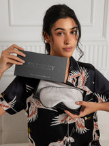[Gris] SilkSilky-FR 19Momme Pure Soie Pillowcase Set 001