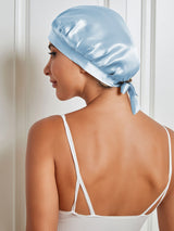 [Bleu Clair] SilkSilky-FR Bonnets de Nuit 002