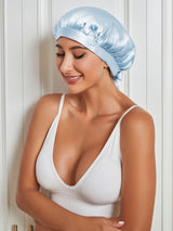 [Bleu Clair] SilkSilky-FR Bonnets de Nuit 003