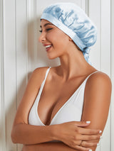 [Bleu Clair] SilkSilky-FR Bonnets de Nuit 005