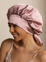 [Mauve Pâle] SilkSilky-FR Bonnets de Nuit 001