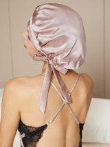 [Mauve Pâle] SilkSilky-FR Bonnets de Nuit 003