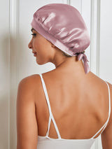 [Mauve Pâle] SilkSilky-FR Bonnets de Nuit 005