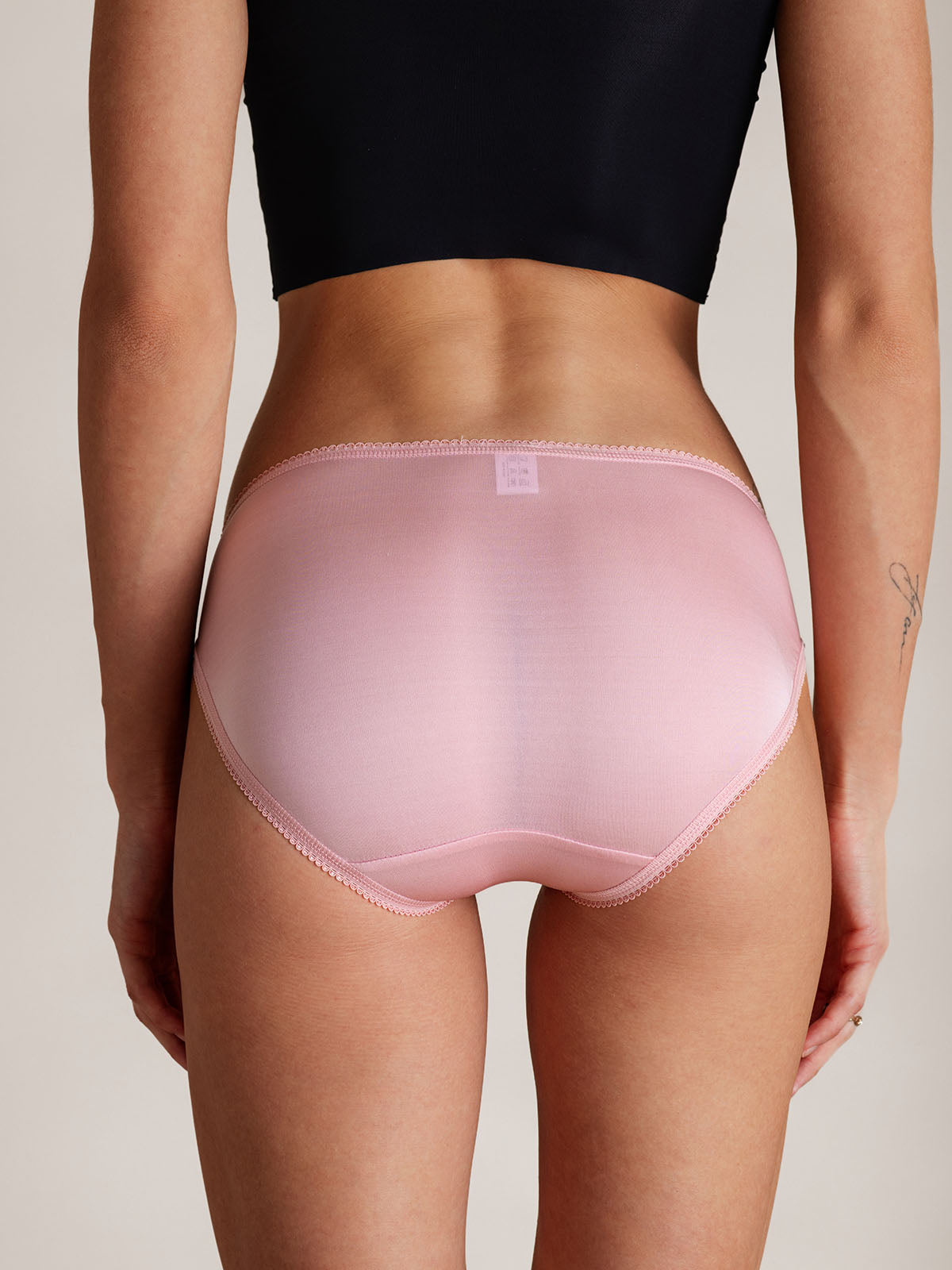 [Rose] SilkSilky-FR Soie Tricotée Panty 004