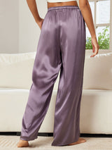 [Gris Pourpre] SilkSilky-FR Femme Pantalons 002