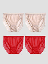 [Beige+Rouge] SilkSilky-FR Culottes 003