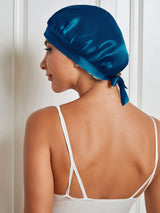 [Bleu Royal] SilkSilky-FR Bonnets de Nuit 005