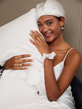 [Blanc] SilkSilky-FR 22Momme Pure Soie Pillowcase Set 002