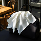 [Blanc] SilkSilky-FR Écharpes 001