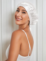 [Blanc] SilkSilky-FR Bonnets de Nuit 001