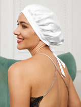 [Blanc] SilkSilky-FR Bonnets de Nuit 001