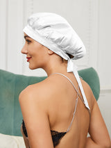 [Blanc] SilkSilky-FR Bonnets de Nuit 003