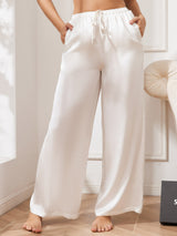 [Blanc] SilkSilky-FR Femme Pantalons 001
